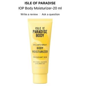 Pick 8/$50 Isle Of Paradise Brilliantly Bright Body Moisturizer🆕deluxe samp sz